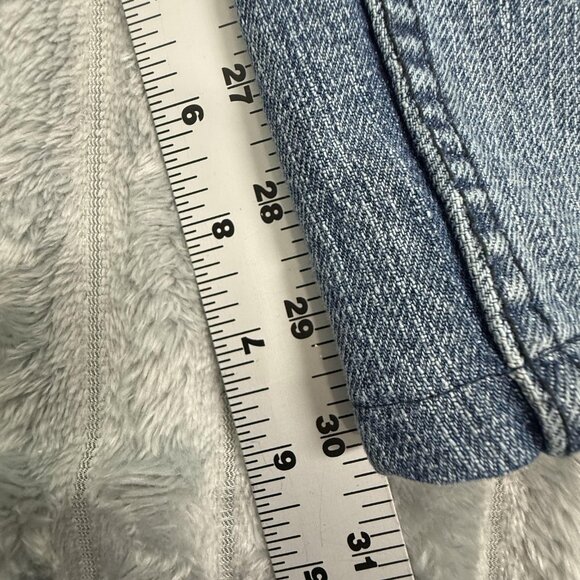 Edwin Jeans Mens 34x30 Straight Wide Distressed Streetwear‎ Underworld Logo Blue - Picture 7 of 14